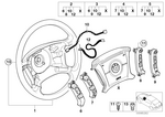 32346759927 - Steering: Hub Cap, Airbag for BMW Image