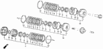 22542PA9000 - Transmission - Automatic: SEAT, CLUTCH SPRING for Honda Image