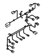 6G971627 - Electrical: Engine Harness for Volkswagen: Jetta Image