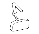 1K585343795T - Body: Body C-Pillar Trim Panel Cap for Volkswagen Image