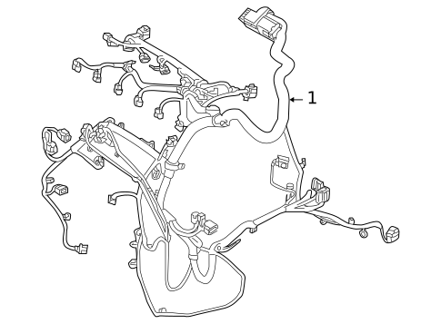 Wiring Harness for 2009 Land Rover LR2 #0