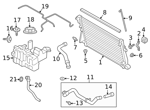 Radiators, Coolers & Related Components for 2019 Ford F-350 Super Duty #2