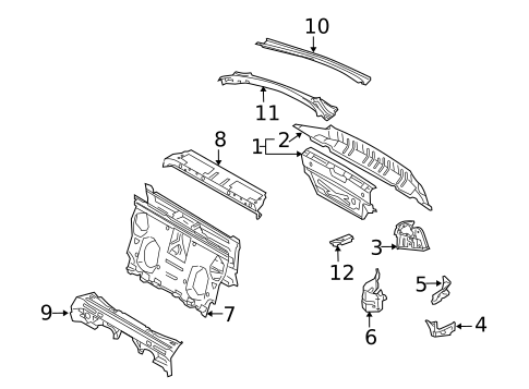 Rear Body for 2007 Saab 9-3 #0