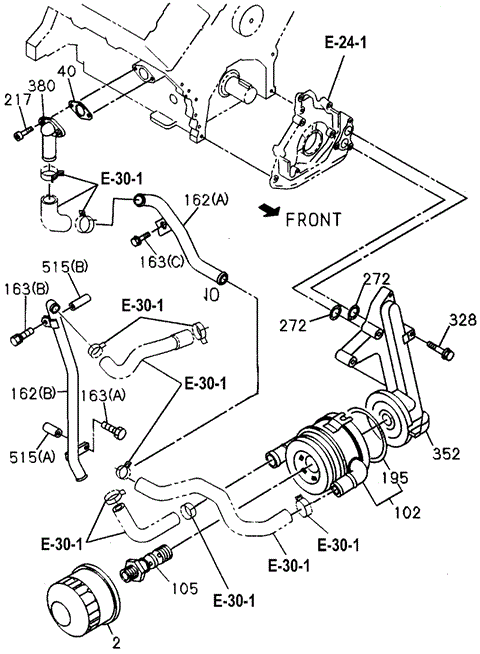 Oil Cooler - Oil Filter for 1997 Honda Passport #0