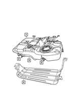 5105548AD - Fuel: Fuel Tank Strap, Right for Mopar Image