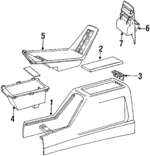 1324195 - : Panel Cover for Volvo: 740, 760, 780 Image