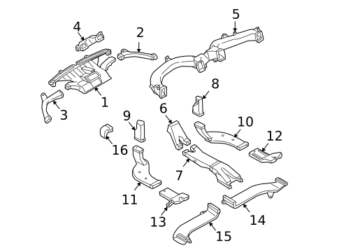Center Console for 2012 Nissan Murano #2