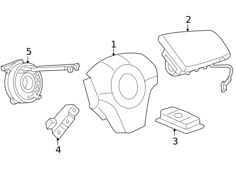 Air Bag Components for 2008 Pontiac Solstice #0