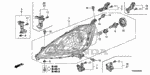 93913154G0 - Electrical/Exhaust/Heater/Fuel: SCREW, TAPPING (5X16) (PO) for Honda Image