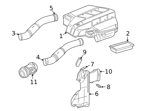 Air Intake for 2006 Chrysler Crossfire #0