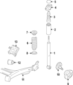 5Q0501049BH - : Axle Assembly for Audi: A3 Image