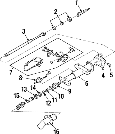 Shaft & Internal Components for 2003 Pontiac Grand Prix #0