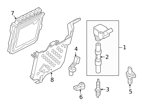 Ignition System for 2020 Audi A8 Quattro #0