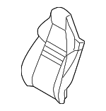 970522141B9DAA - Body: Seat Back Cover for Porsche: Panamera Image