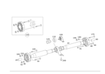 2164100806 - : Propeller Shaft for Mercedes-Benz Image