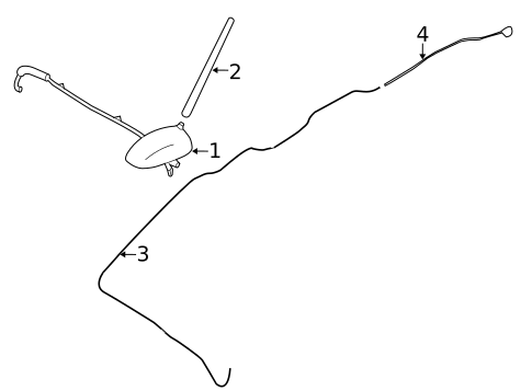 Antenna & Radio for 2015 Nissan Rogue #0