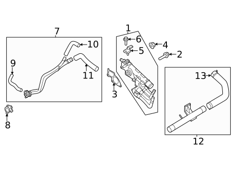 Trans Oil Cooler for 2025 Genesis G80 #0