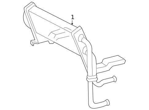 Power Steering Oil Cooler for 1998 Ford F-250 #0