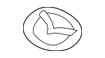 PX1P102D9 - Body: Engine Cover Emblem for Mazda Image