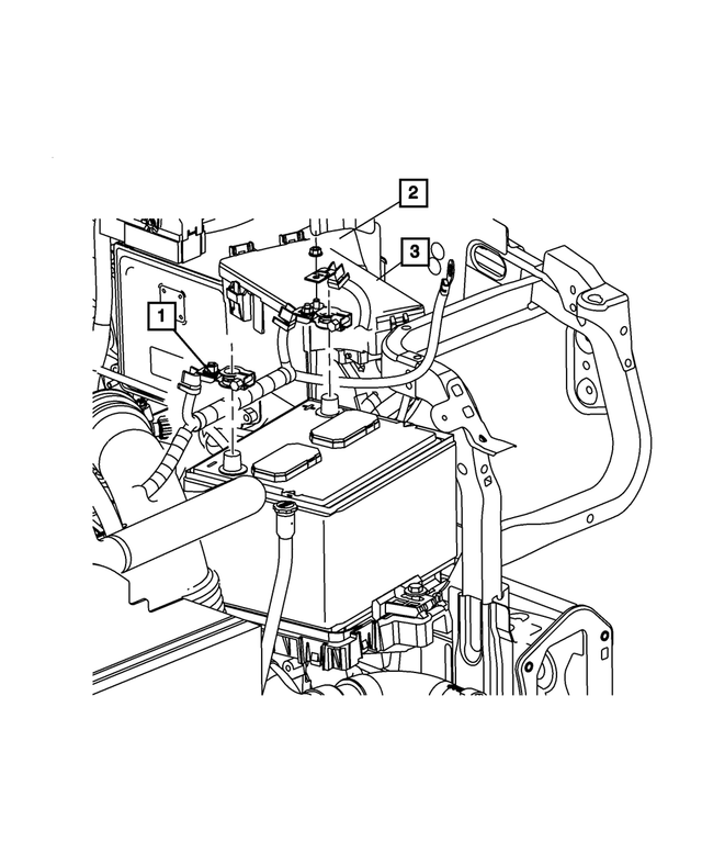 4801329AC - : Battery Wiring for Mopar Image
