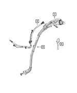 68402169AB - Fuel and Accelerator Pedal: Fuel Filler Vent Hose for Mopar Image