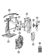 68050199AA - Cooling: Radiator Isolator for Mopar Image