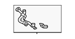 2975013501 - Cooling System: Front Hose for Mercedes-Benz Image