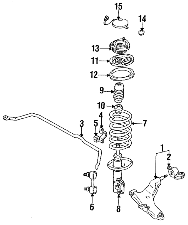 MB892368 - : Strut for Mitsubishi: 3000GT Image