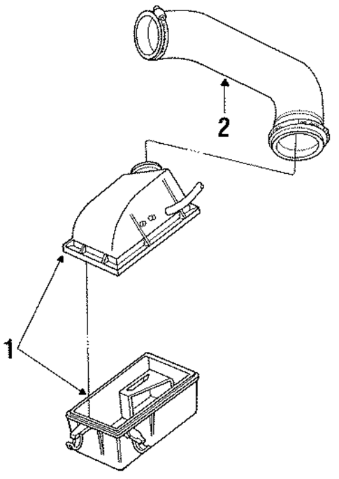 Air Intake for 1992 Ford Ranger #0