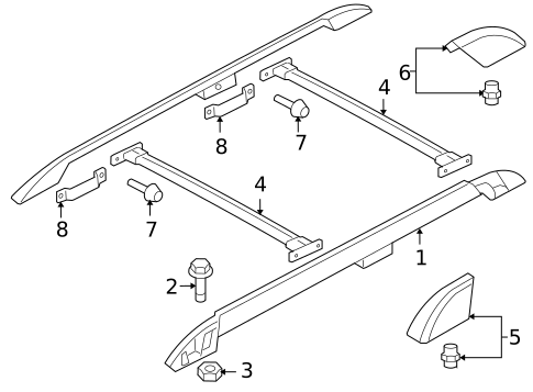 Roof Rack for 2009 Ford Explorer Sport Trac #0