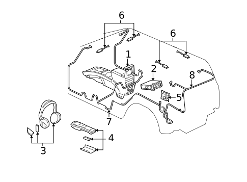 Electrical Components for 2005 Cadillac SRX #0