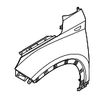 66321K2000 - Body: Fender for Hyundai: Venue Image