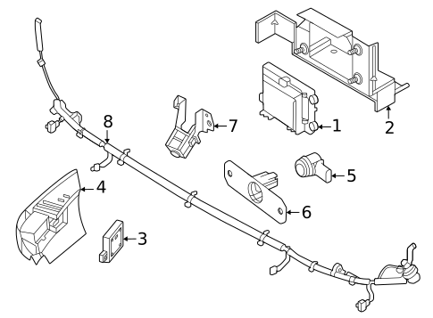 Wire, Cable & Related Components for 2025 INFINITI QX80 #0
