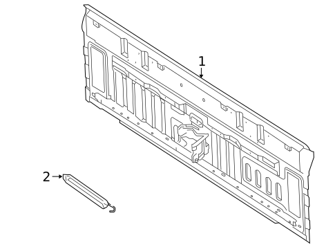 Back Panel for 2009 Suzuki Equator #0