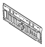 6770082Z00 - Body: Back Panel for Suzuki Image