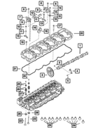 4429332 - 6.7L Turbo Diesel; Engine: Woodruff Key for Dodge: Ram 2500, Ram 3500 | Ram: 2500, 3500 Image