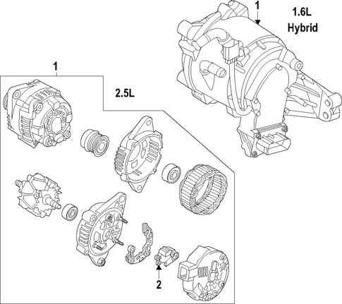 Alternator for 2025 Hyundai Tucson #0