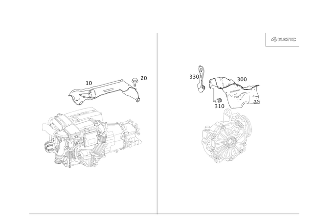 2213320388 - Major Assembly Detachable Parts: Screening Plate for Mercedes-Benz: C300, C350, CL550, CLS400, CLS550, CLS63 AMG S, E250, E350, E550, E63 AMG, E63 AMG S, GLK250, GLK350, Maybach S550, Maybach S560, S350, S450, S500, S550, S560, S63 AMG Image image