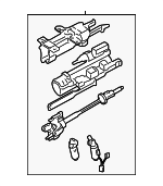 XW4Z3C529MA - Steering: Upper Shaft for Lincoln: LS Image