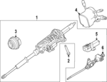 21490050239051 - Steering: Switch Assembly for Mercedes-Benz Image