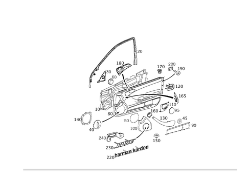 Door Paneling for 2005 Mercedes-Benz C 230 #0