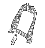 4M0881046P - Body: Seat Back Frame for Audi Image image