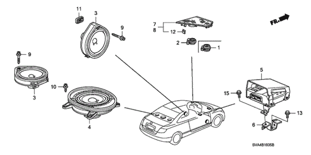 Speaker for 2007 Honda Civic #0