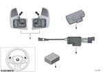61319372496 - Vehicle Electrical System: Set of Shift Paddles for BMW Image