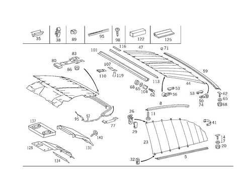 Curtain for 1984 Mercedes-Benz 300SD #0