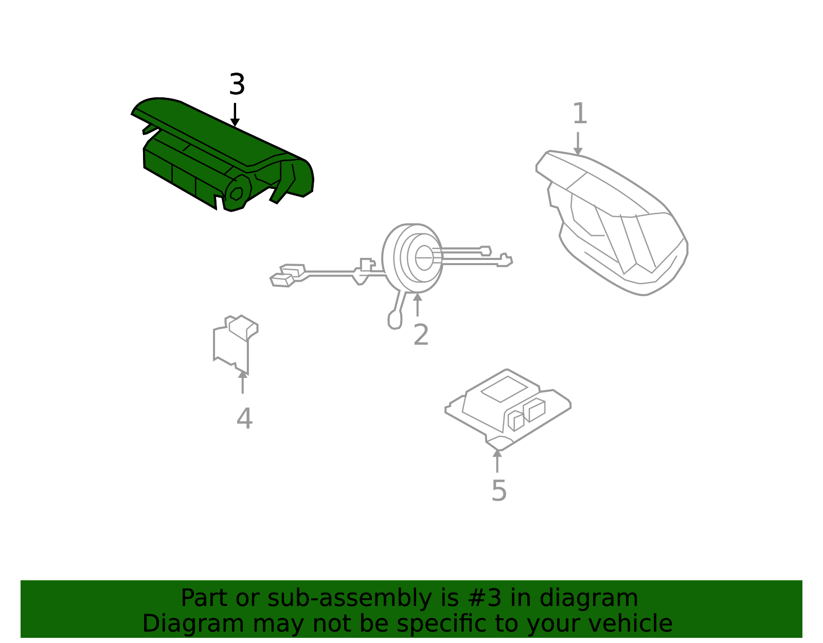 2009-2025 Ford Passenger Inflator Module 9c2z15044a74ab | TascaParts.com