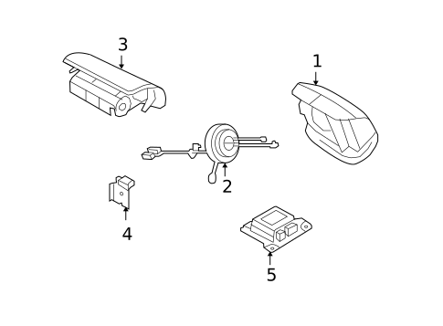 Air Bag Components for 2011 Ford E-150 #0