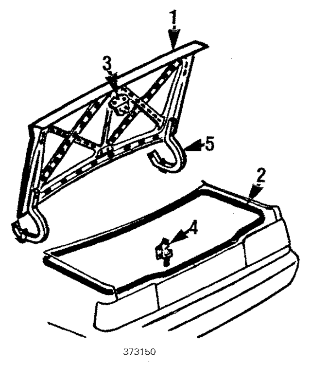 8441101F10 - : Hinge for Nissan: 200SX Image