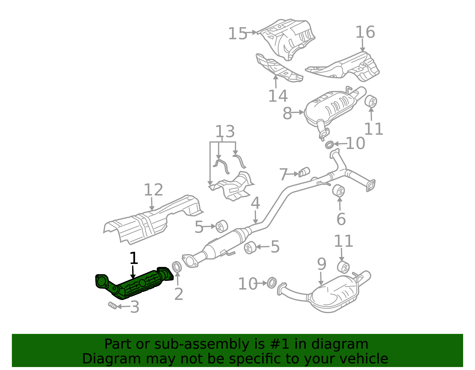 L332-20-55XB - Catalytic Converter 2003-2004 Mazda 6 | MazdaParts.US Store