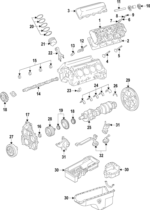 12680206 - : Crankshaft for GM Image
